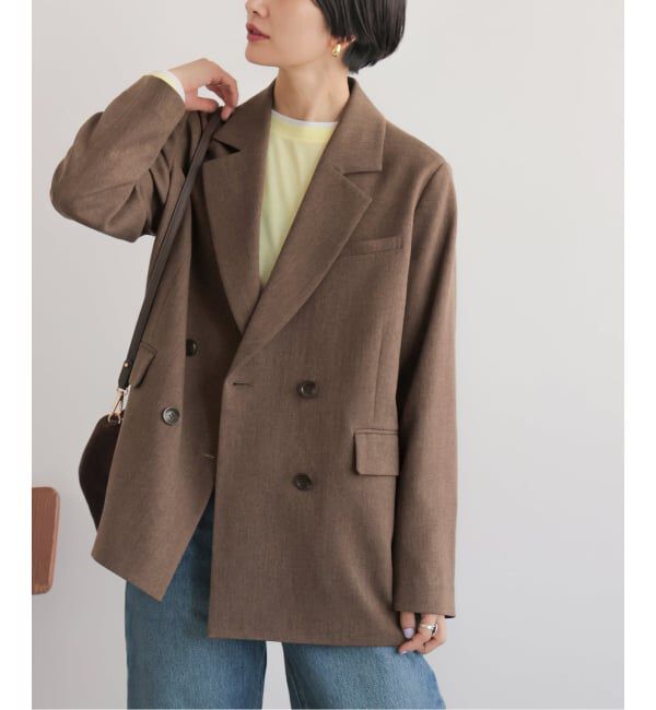 JOURNAL STANDARD relume「《追加2》ツイーディーツイルテーラードダブルジャケット」|テーラードジャケット|