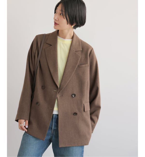 JOURNAL STANDARD relume「《追加2》ツイーディーツイルテーラードダブルジャケット」|テーラードジャケット|