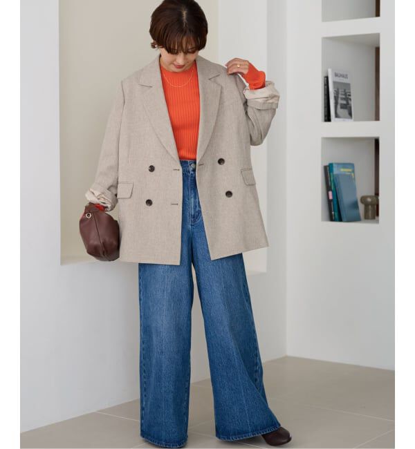 JOURNAL STANDARD relume「《追加2》ツイーディーツイルテーラードダブルジャケット」|テーラードジャケット|