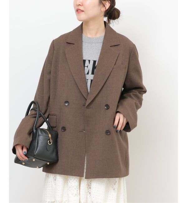 JOURNAL STANDARD relume「《追加2》ツイーディーツイルテーラードダブルジャケット」|テーラードジャケット|