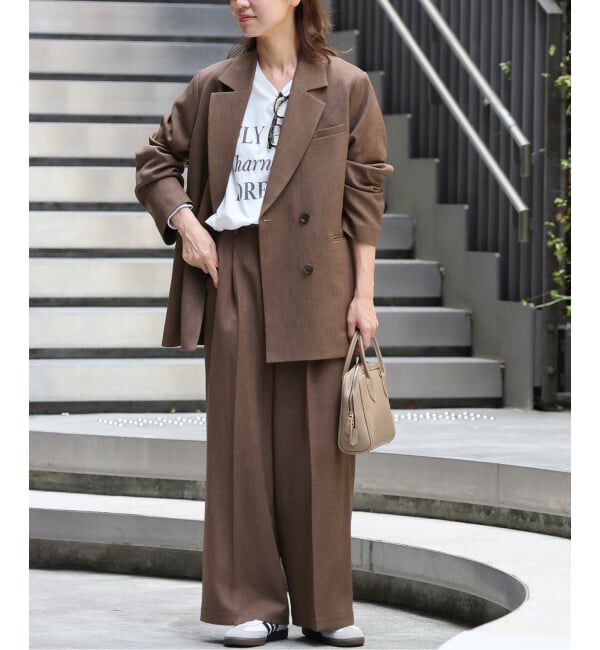 JOURNAL STANDARD relume「《追加2》ツイーディーツイルテーラードダブルジャケット」|テーラードジャケット|