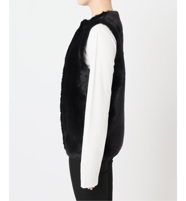 JOURNAL STANDARD「《WEB限定追加3》ダブルフェイスフェザークルーネックベスト」|ベスト・ジレ|