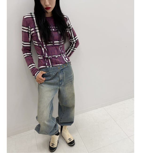 Oriens JOURNAL STANDARD「ベルトデザインデニムパンツ」|デニム|