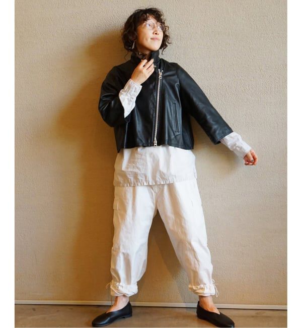 journal standard luxe「《追加》レザー ショートライダースジャケット」|ライダースジャケット|