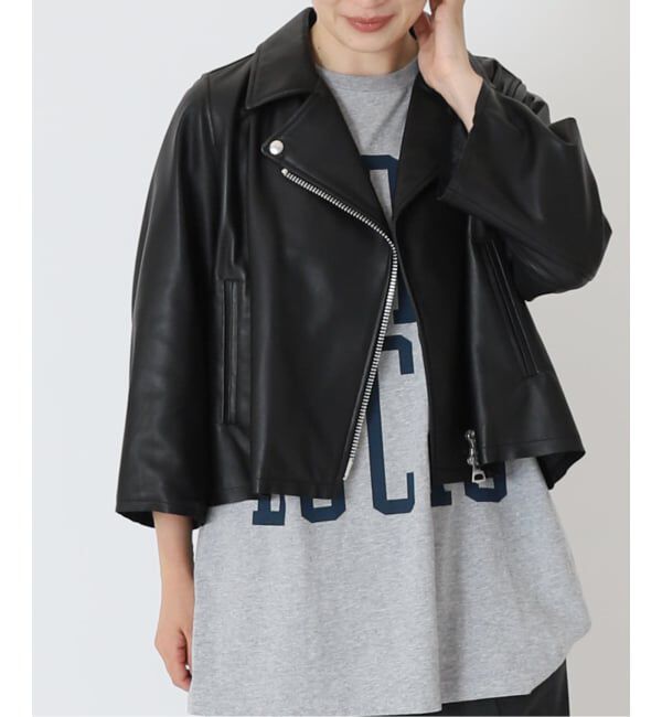 journal standard luxe「《追加》レザー ショートライダースジャケット」|ライダースジャケット|