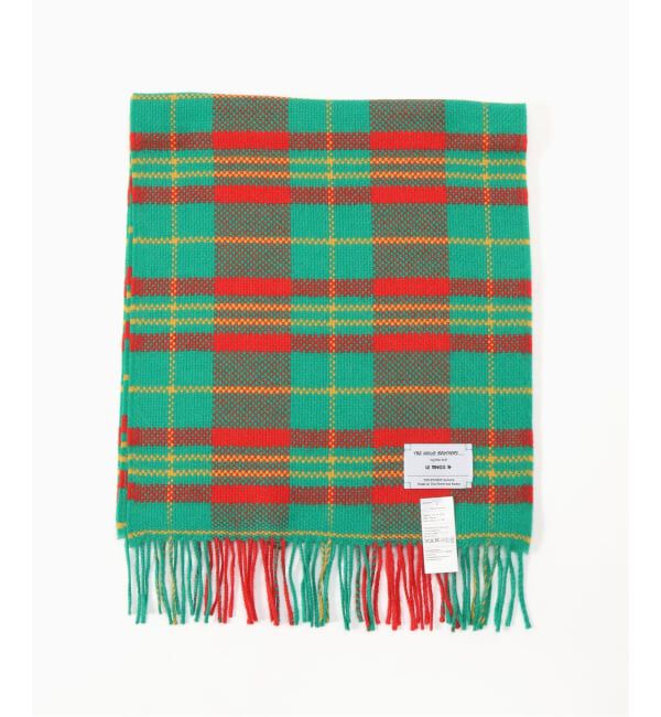 JOURNAL STANDARD「THE INOUE BROTHERS / ザ イノウエブラザーズ Market Check Scarf」|マフラー|オレンジ