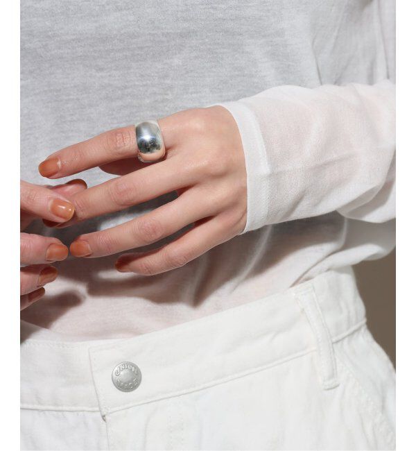 Spick and Span「【SAMH by LILAS】ワイド甲丸リング SV」|リング|