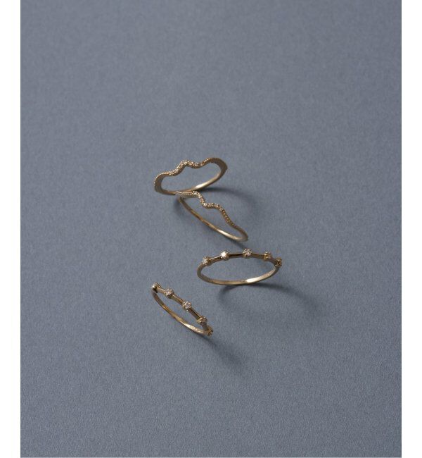 Lilas by Spick&Span「ビーチミルダイヤリング K10」|リング|