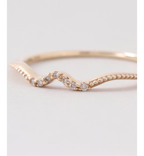 Lilas by Spick&Span「ビーチミルダイヤリング K10」|リング|