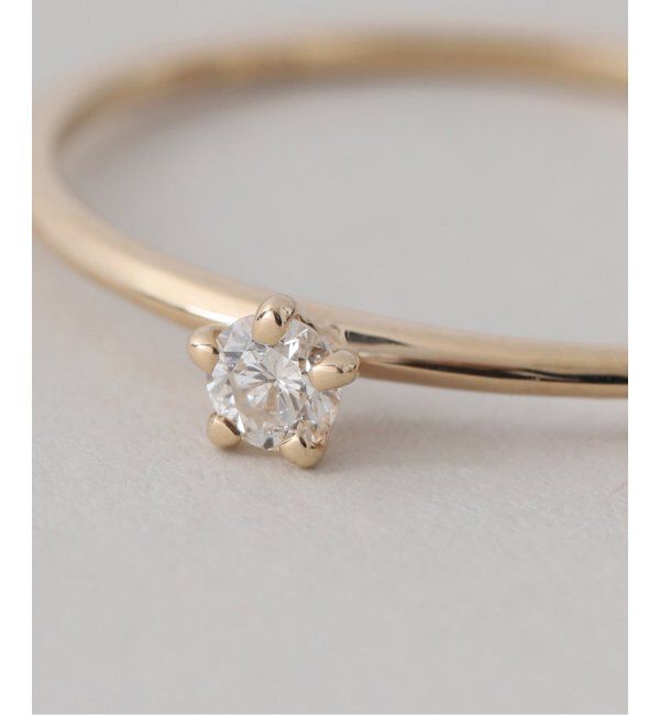 Lilas by Spick&Span「プチスターダイヤリング K10」|リング|