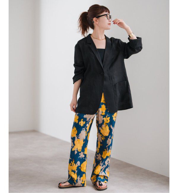 Spick and Span「ラミーミックスシアージャケット」|テーラードジャケット|