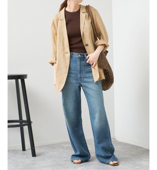 Spick and Span「ラミーミックスシアージャケット」|テーラードジャケット|