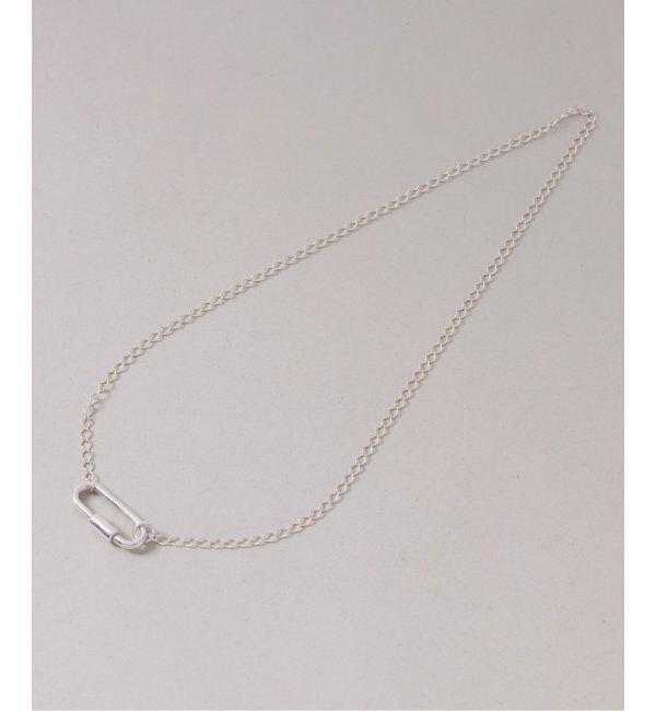 Spick and Span「【SAMH by LILAS】カラビナシースルーチェーンネックレス SV」|ネックレス|