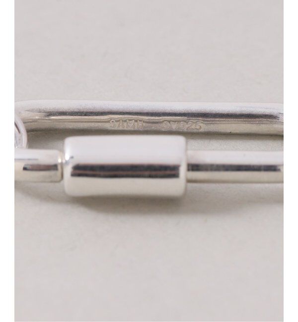 Spick and Span「【SAMH by LILAS】カラビナシースルーチェーンネックレス SV」|ネックレス|