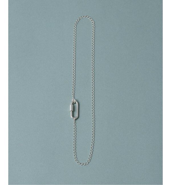 Spick and Span「【SAMH by LILAS】カラビナシースルーチェーンネックレス SV」|ネックレス|