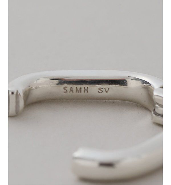 Spick and Span「【SAMH by LILAS】カフイヤリングオーバル SV（片耳）」|イヤーカフ|