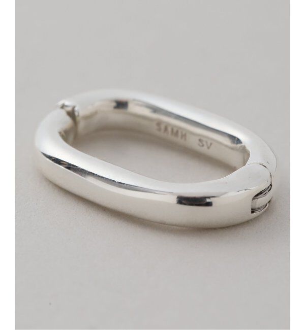 Spick and Span「【SAMH by LILAS】カフイヤリングオーバル SV（片耳）」|イヤーカフ|