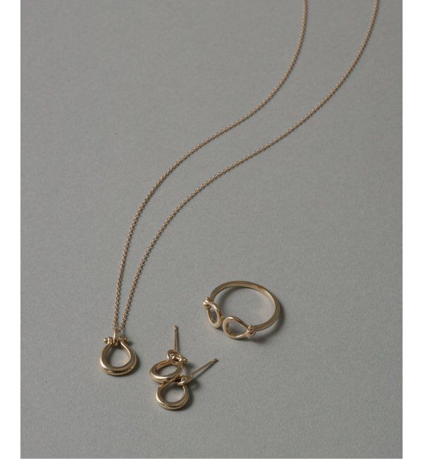 Lilas by Spick&Span「ホースシューネックレス K10」|ネックレス|