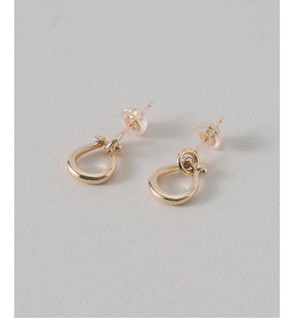 Lilas by Spick&Span「ホースシューピアス K10（両耳）」|ピアス|