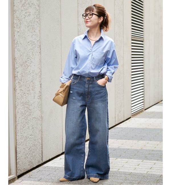 Spick and Span「《追加2》5 1/2 BAGGY DENIM」|デニム|