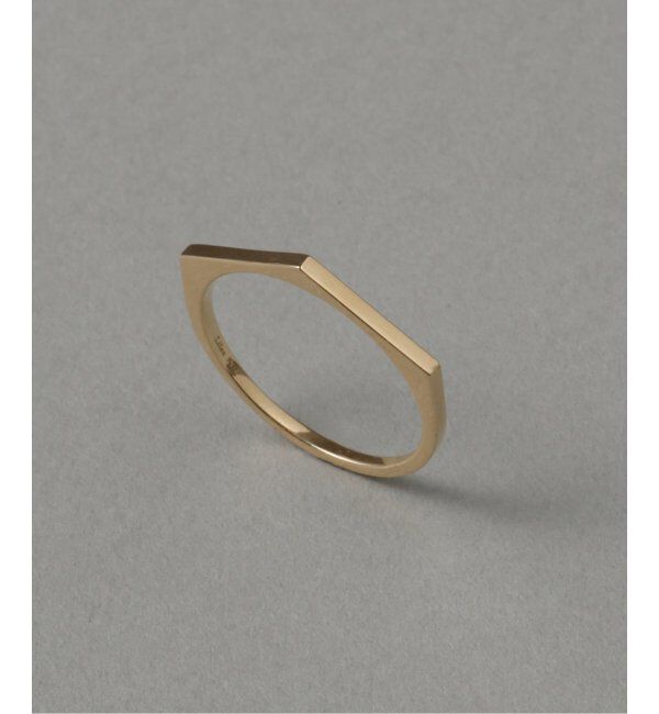 Lilas by Spick&Span「arrow ラインリングK10」|リング|