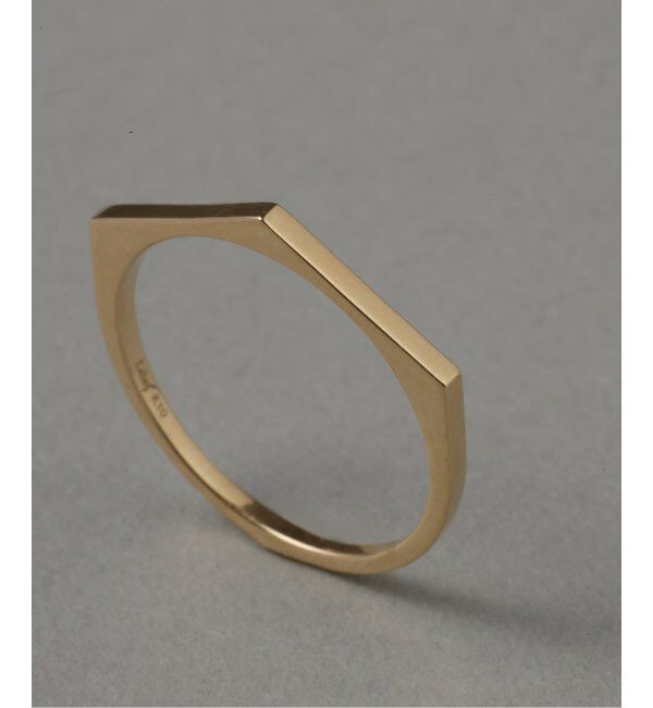 Lilas by Spick&Span「arrow ラインリングK10」|リング|