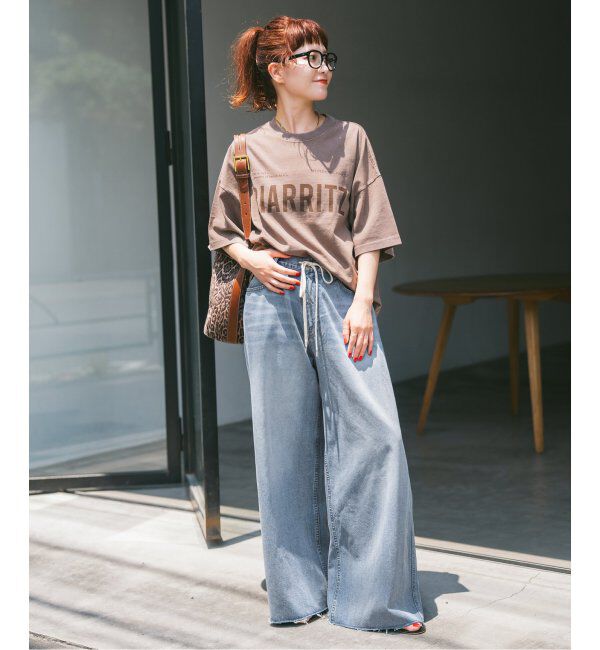 Spick and Span「5 1/2 SOFT DRAWSTRINGDENIM」|デニム|