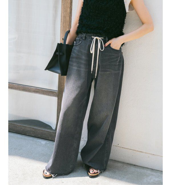 Spick and Span「5 1/2 SOFT DRAWSTRINGDENIM」|デニム|
