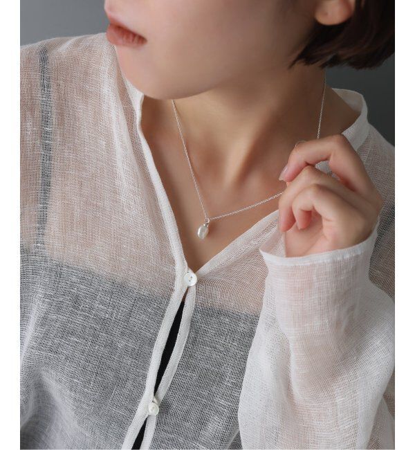Spick and Span「《WEB限定》【SAMH by LILAS】 ケシパールネックレス SV」|ネックレス|シルバー