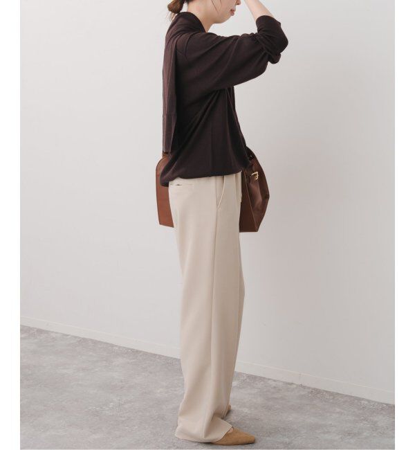 Spick and Span「《手洗い可 / 追加》18G クルーネックプルオーバー」|ニット・セーター|