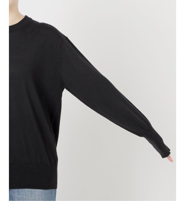 Spick and Span「《手洗い可 / 追加》18G クルーネックプルオーバー」|ニット・セーター|