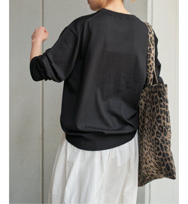 Spick and Span「《手洗い可 / 追加》18G クルーネックプルオーバー」|ニット・セーター|