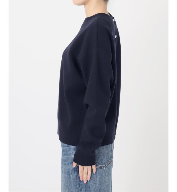 Spick and Span「《WEB限定》2WAYスナップボタンロゴニット」|カーディガン|