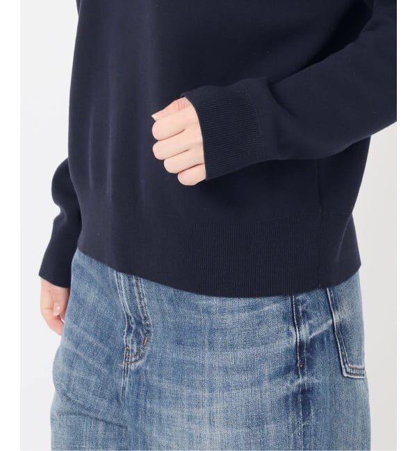 Spick and Span「《WEB限定》2WAYスナップボタンロゴニット」|カーディガン|