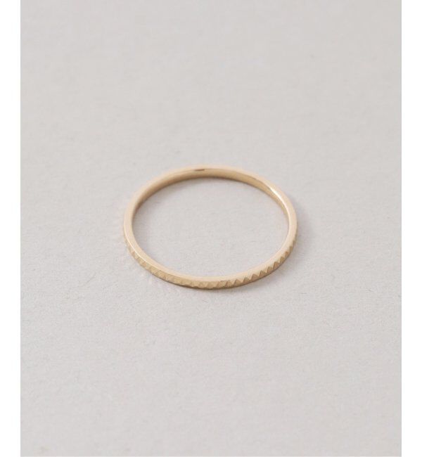 Lilas by Spick&Span「スタッズピンキーリング K10」|リング|