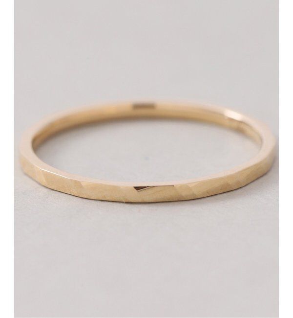 Lilas by Spick&Span「スロープラインピンキーリング K10」|リング|