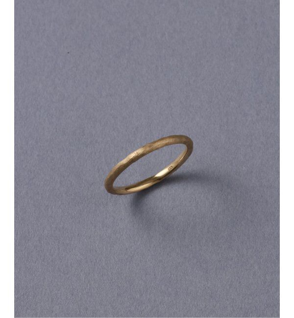 Lilas by Spick&Span「テクスチャーマットピンキーリング K10」|リング|