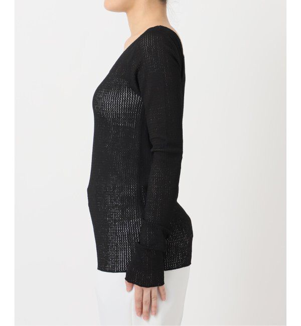 NOBLE「チャームシアーレースプルオーバー」|Tシャツ・カットソー|