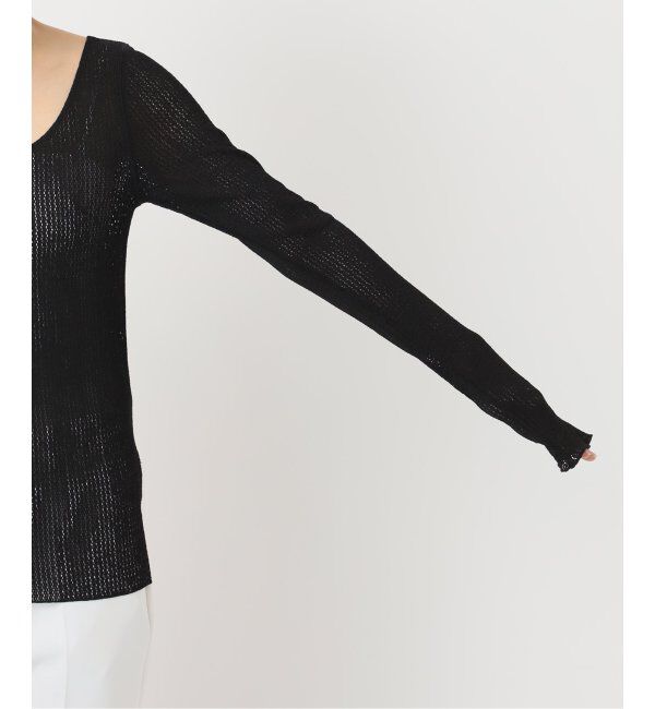 NOBLE「チャームシアーレースプルオーバー」|Tシャツ・カットソー|