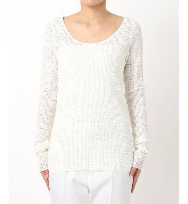 NOBLE「チャームシアーレースプルオーバー」|Tシャツ・カットソー|