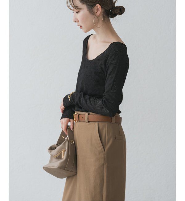 NOBLE「チャームシアーレースプルオーバー」|Tシャツ・カットソー|