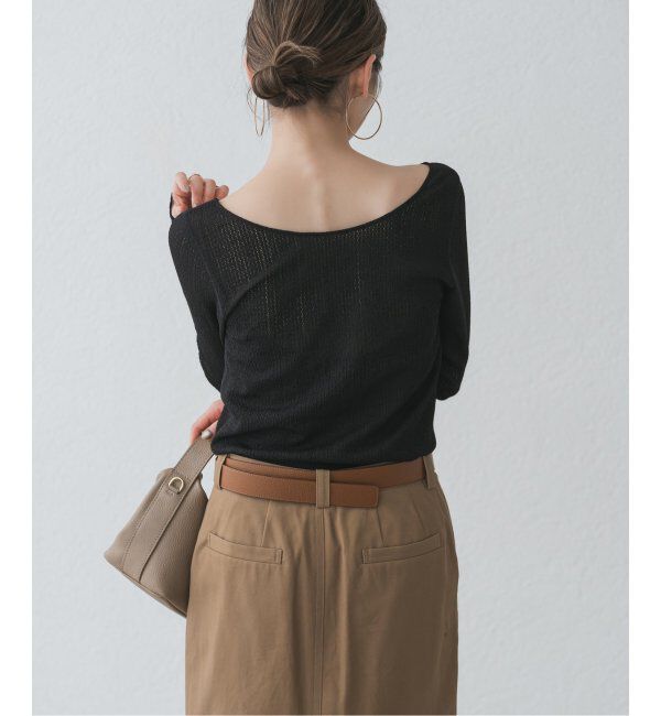 NOBLE「チャームシアーレースプルオーバー」|Tシャツ・カットソー|