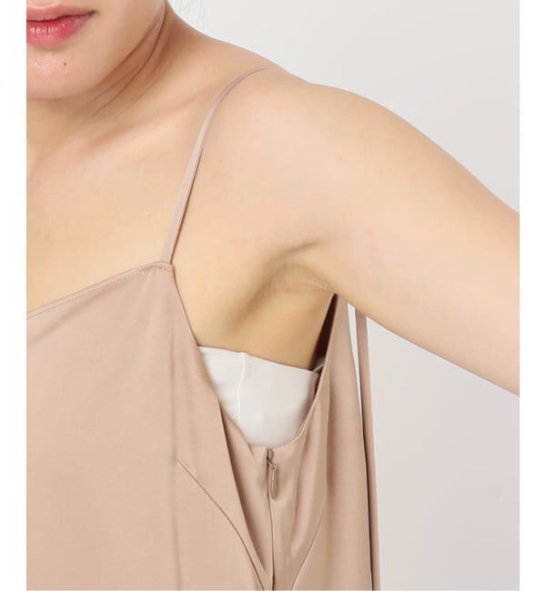 NOBLE「【洗える】ルナサテンコンフォートキャミワンピース」|ワンピース|