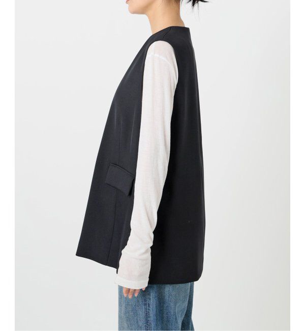 Spick and Span「TWカルゼVネックベスト」|その他|