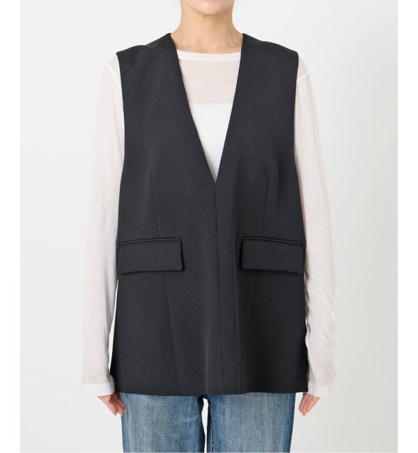 Spick and Span「TWカルゼVネックベスト」|その他|