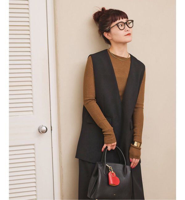 Spick and Span「TWカルゼVネックベスト」|その他|