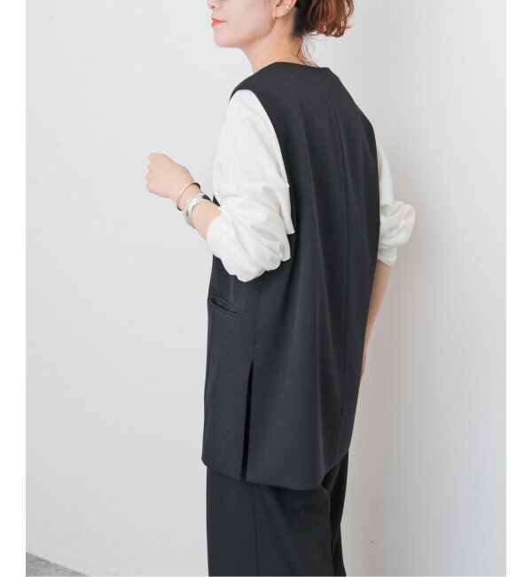 Spick and Span「TWカルゼVネックベスト」|その他|