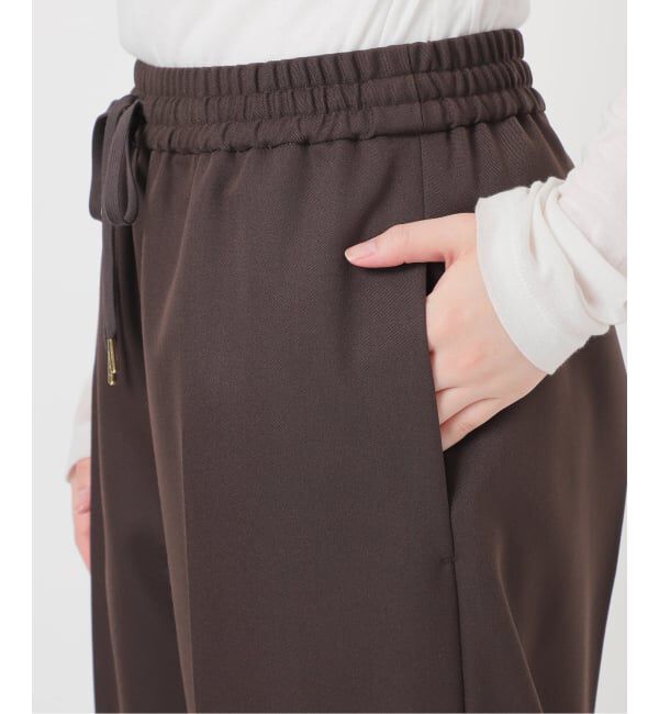 Spick and Span「《手洗い可》P/Wイージースラックスパンツ」|スラックス|