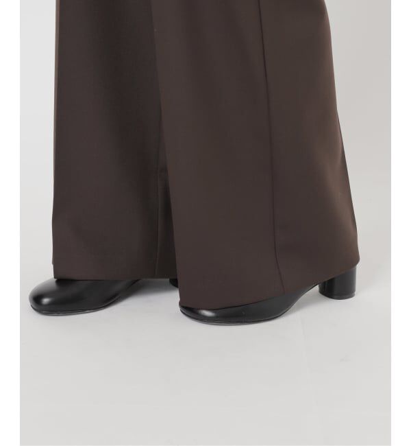 Spick and Span「《手洗い可》P/Wイージースラックスパンツ」|スラックス|