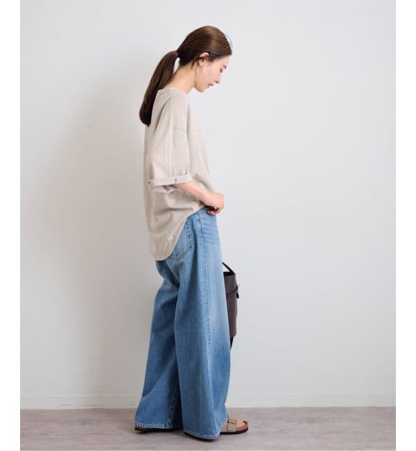 FRAMeWORK「トップニュアンスTee」|Tシャツ・カットソー|